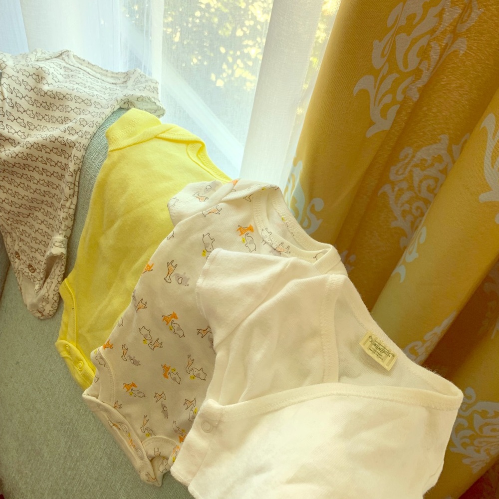 Premie onesies, and undershirt new, never used